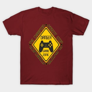 gamer danger game zone |gaming collection T-Shirt